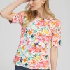 Best Abstract Bateau Neck Tee Tops