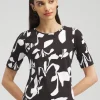 Store Abstract Everyday Elbow Sleeve Tee Tops