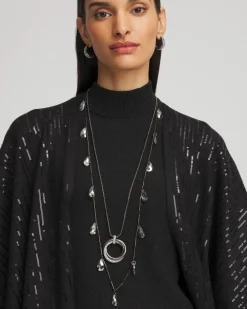 Hot Adjustable Pavé Pendant Necklace Necklaces