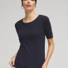 Fashion Asymmetrical Elbow Sleeve Tee Tops
