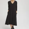 Hot Ball Chain V-Neck Midi Dress Dresses