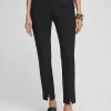 Sale Bi-Stretch Front Seam Slit Ankle Pants Pants