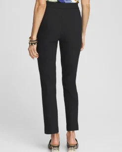 Sale Bi-Stretch Front Seam Slit Ankle Pants Pants