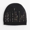 New Embellished Knit Hat Cold Weather Accessories | Hats