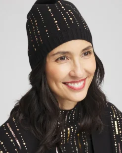 New Embellished Knit Hat Cold Weather Accessories | Hats