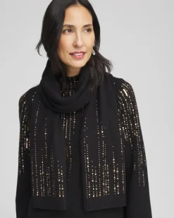 New Embellished Scarf Cold Weather Accessories | Scarves