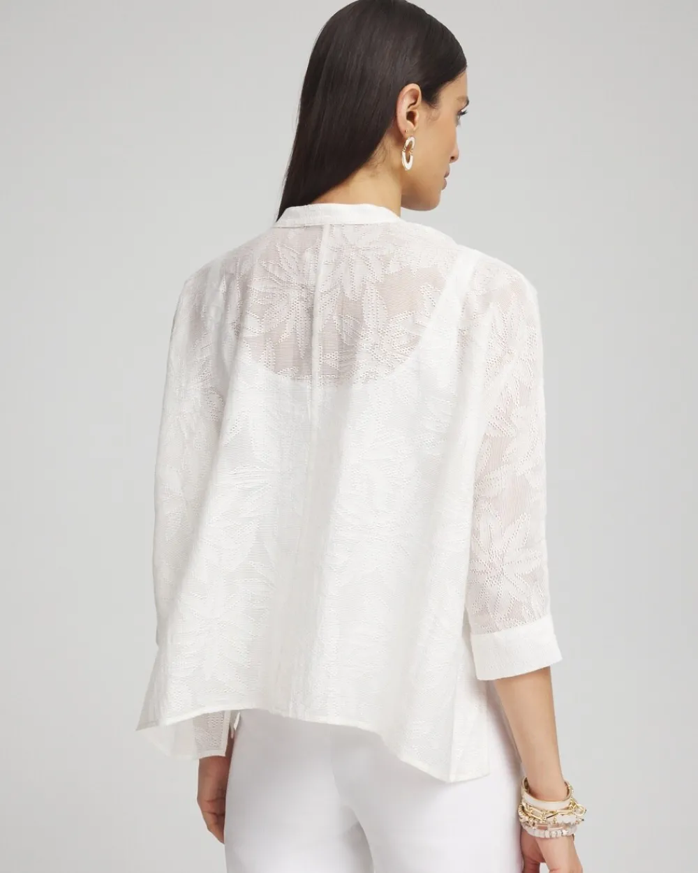 Cheap Black Label™ Button Up Cape Hem Top Tops