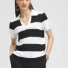 Hot Black Label™ Fine Knit Polo Tops