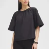 Cheap Label™ Smock Neck Blouse Tops