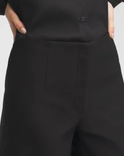 Discount Black Label™ Wide Leg Cropped Pants Pants