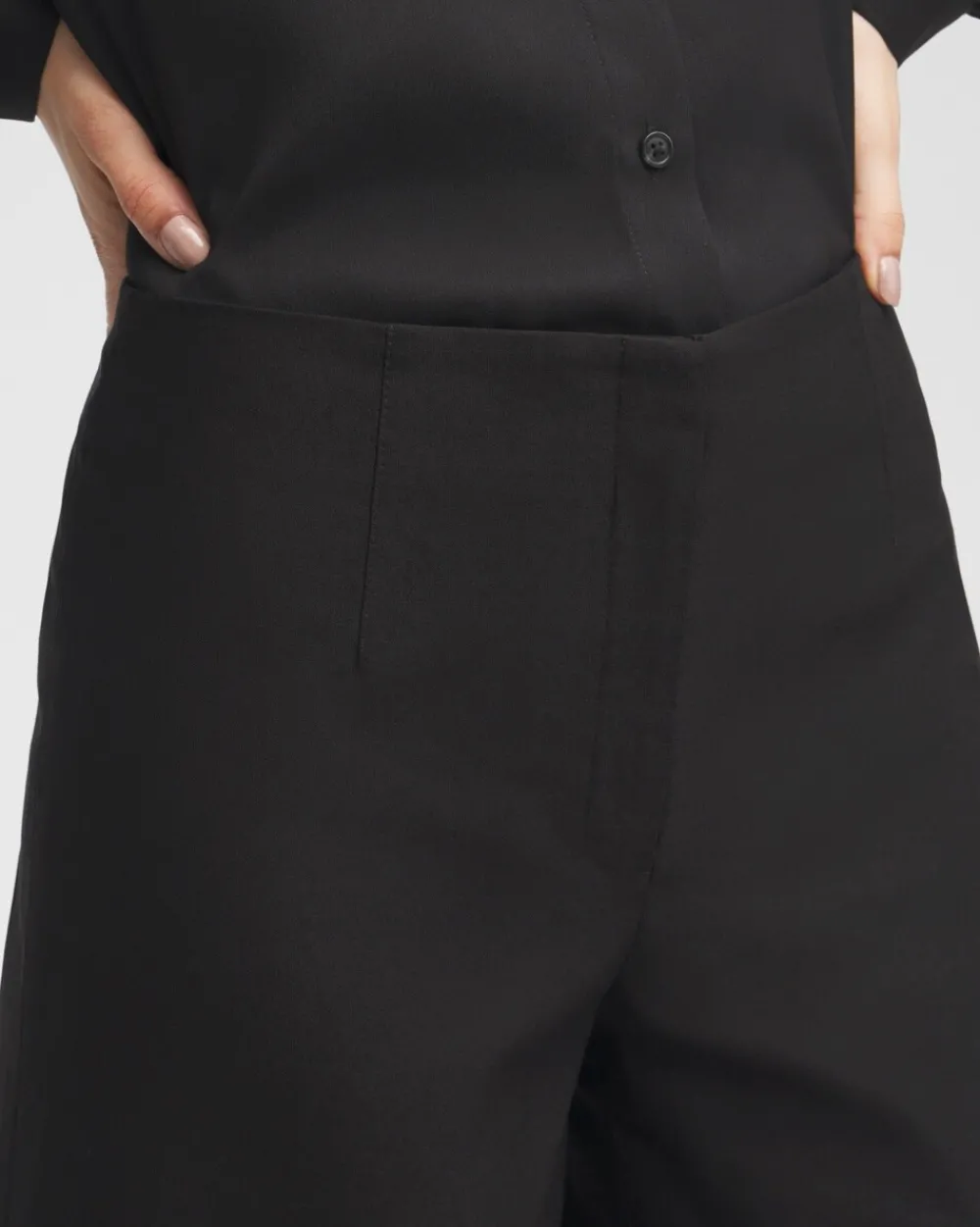 Discount Black Label™ Wide Leg Cropped Pants Pants