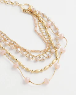 Best Blush Multistrand Necklace Necklaces