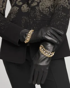 Store Bracelet Leather Gloves Cold Weather Accessories