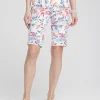 Clearance Brigitte 10" Sea Life Print Shorts Pants