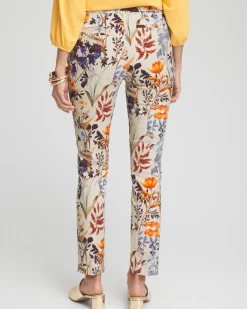 Cheap Brigitte Autumn Print Ankle Pants Pants