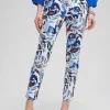 Best Sale Brigitte Cool Floral Ankle Pants Pants