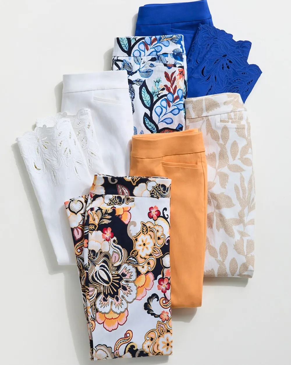 Best Sale Brigitte Cool Floral Ankle Pants Pants