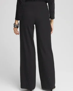 Hot Brigitte Embellished Wide Leg Pants Pants