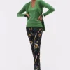 Sale Brigitte Floral Ankle Pants Pants