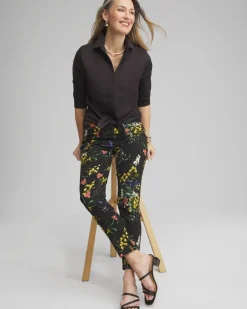 Sale Brigitte Floral Ankle Pants Pants