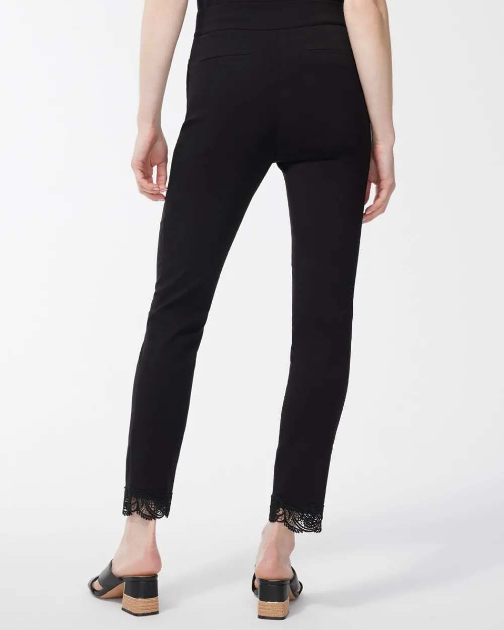 Online Brigitte Lace Trim Ankle Pants Pants