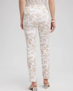 Shop Brigitte Leaf Etch Ankle Pants Pants