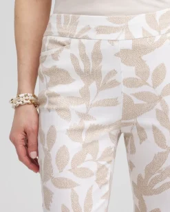 Shop Brigitte Leaf Etch Ankle Pants Pants