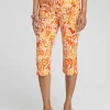 Shop Brigitte Leaf Print Capris Pants