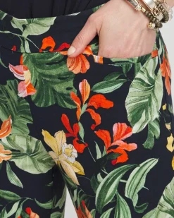 Hot Brigitte Orchid Slim Cropped Pants Pants