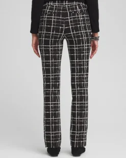 New Brigitte Plaid Slim Pants Pants