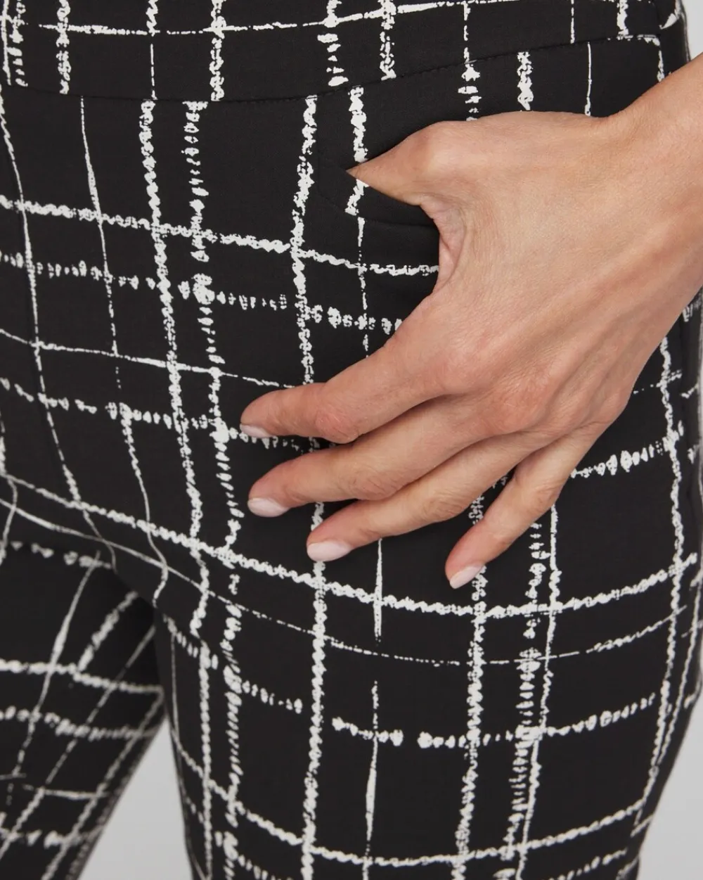 New Brigitte Plaid Slim Pants Pants