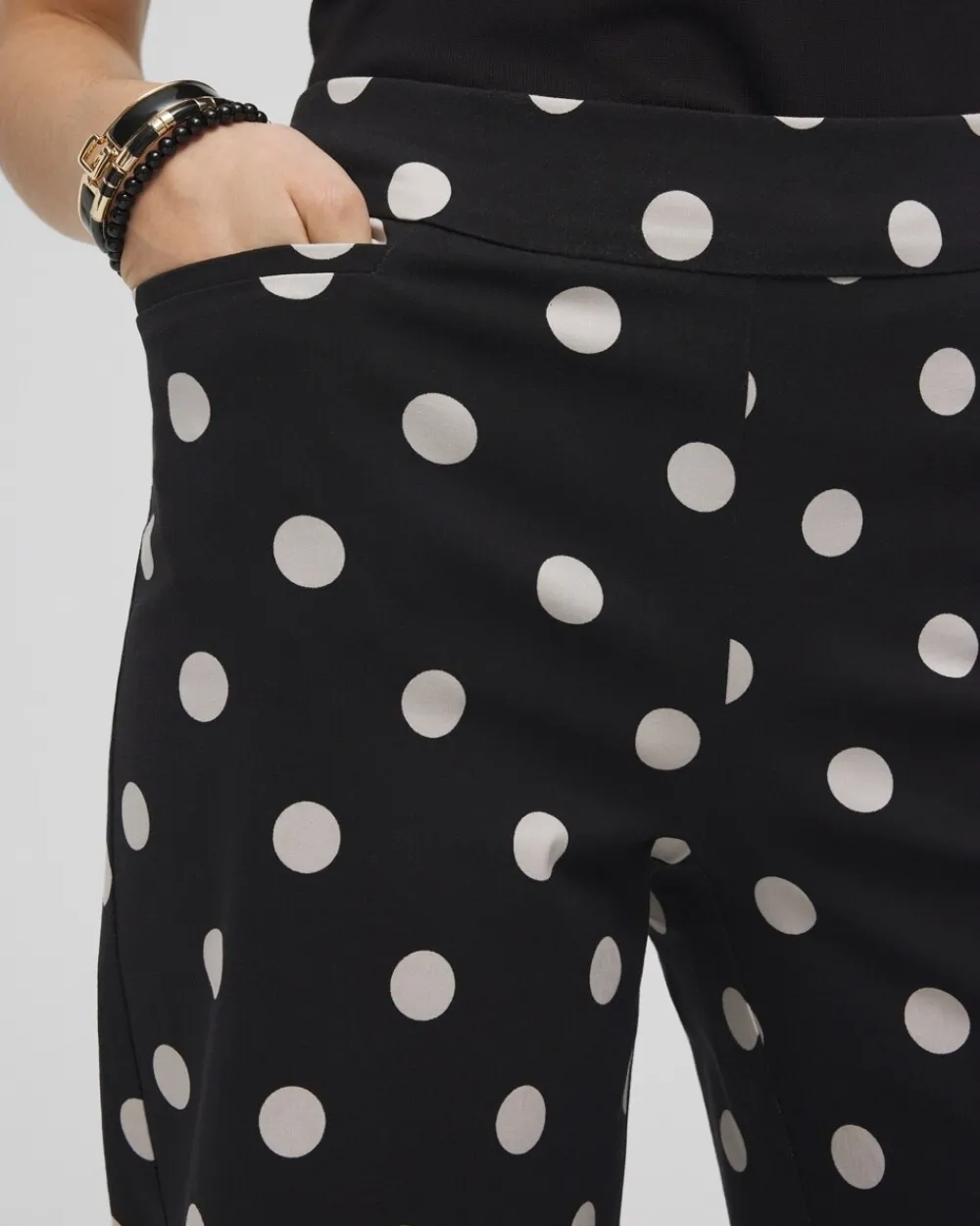 New Brigitte Polka Dot Wide Leg Pants Pants