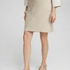 Discount Brigitte Pull-On Embroidered Leaves Skort Pants