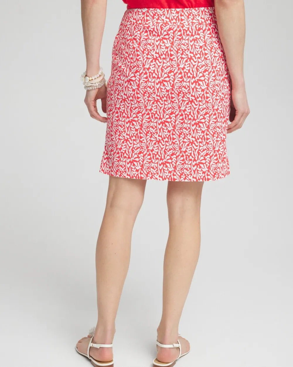 Outlet Brigitte Pull-On Reef Print Skort Pants