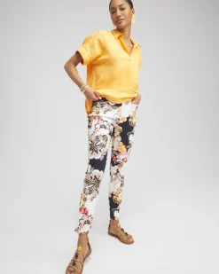 New Brigitte Warm Floral Ankle Pants Pants