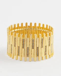 Discount Brushed Tone Stretch Bracelet Bracelets