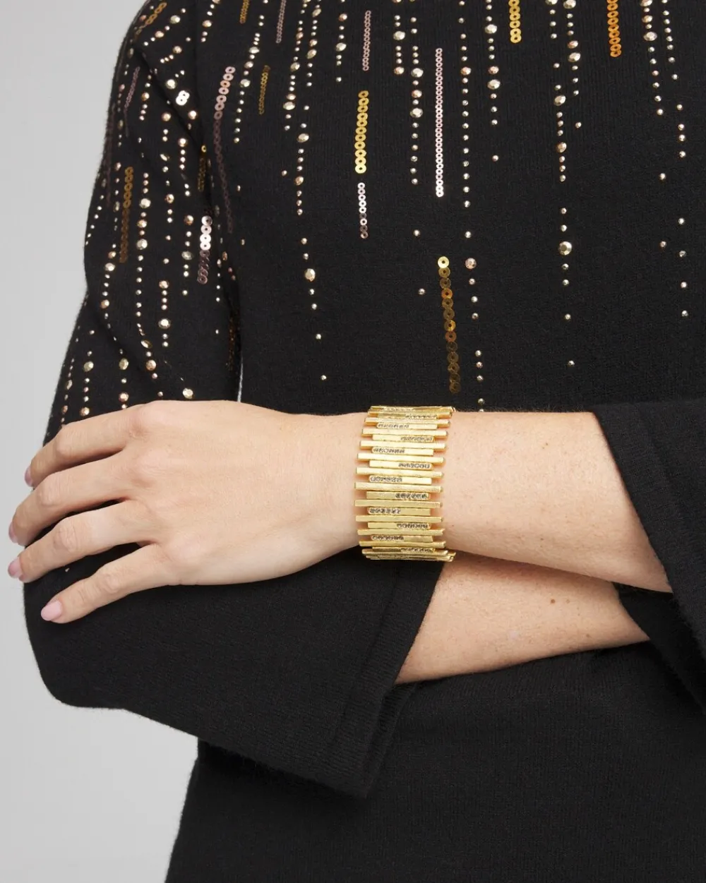 Discount Brushed Tone Stretch Bracelet Bracelets