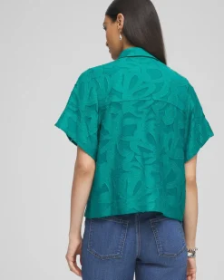 Sale Burnout Short Sleeve Shirt Tops