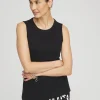 Cheap Button Detail Tank Tops