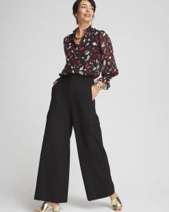 Outlet Cargo Wide Leg Pants Pants