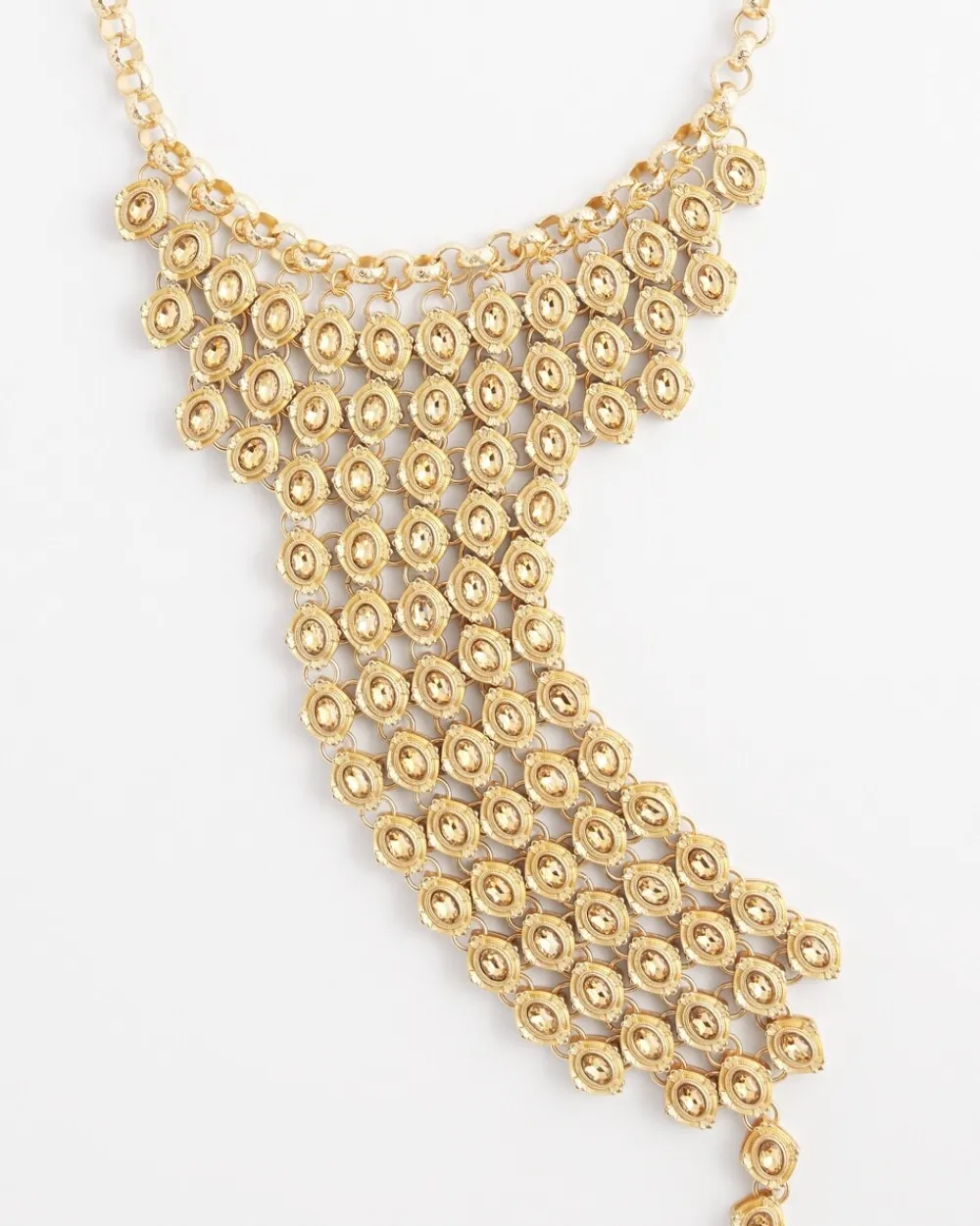 Hot Cascading Tone Statement Necklace Necklaces