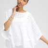 Flash Sale Circle Knit Poncho Tops