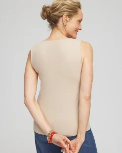 Clearance Contour Cotton™ Square Neck Tank Tops
