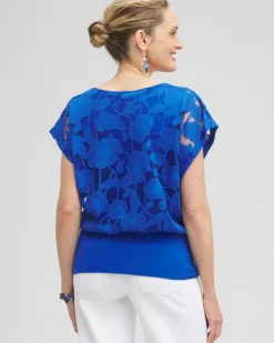 Outlet Cool Banded Hem Top Tops