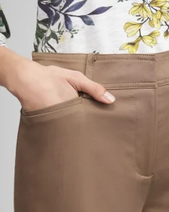 Online Cotton Sateen Cropped Pants Pants