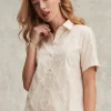 Cheap Diamond Jacquard Shirt Tops