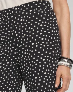 Best Sale Dot Soft Cropped Pants Pants