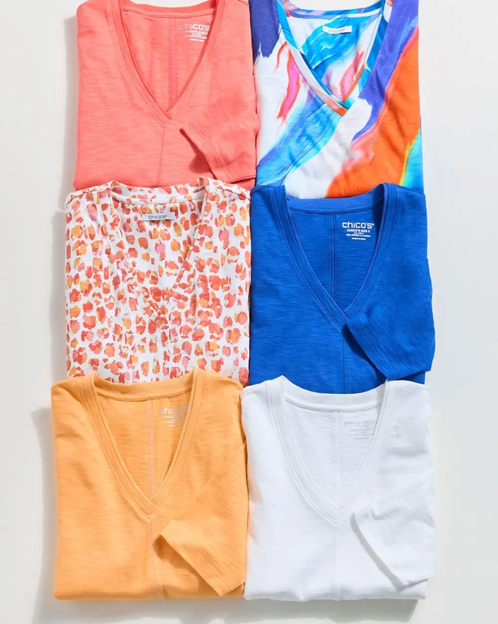 Best Sale Dots Elbow Sleeve A-line Tee Tops