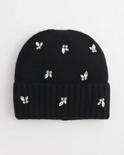 Online Embellished Cashmere Blend Hat Cold Weather Accessories | Hats