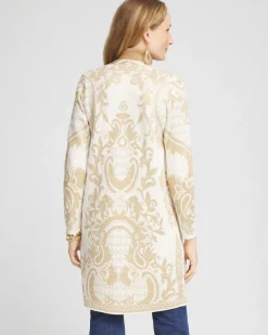 Flash Sale Embellished Jacquard Cardigan Sweaters